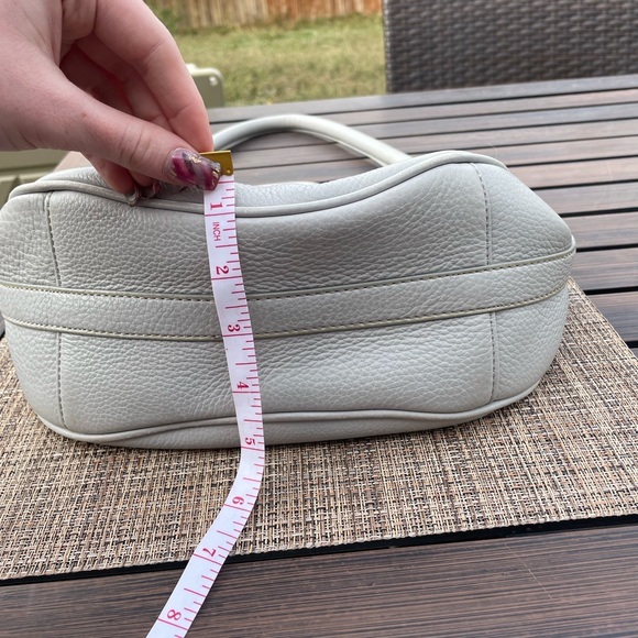 J. Crew Gray Leather Purse - Picture 6 of 7